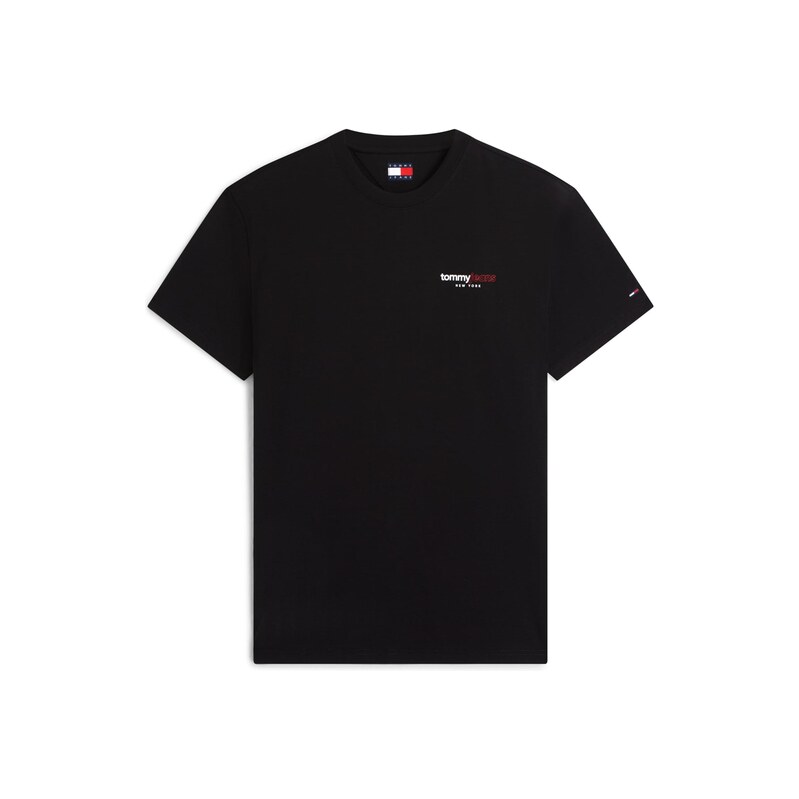 Tommy Jeans Tričko Logo Graphic červená / černá / bílá