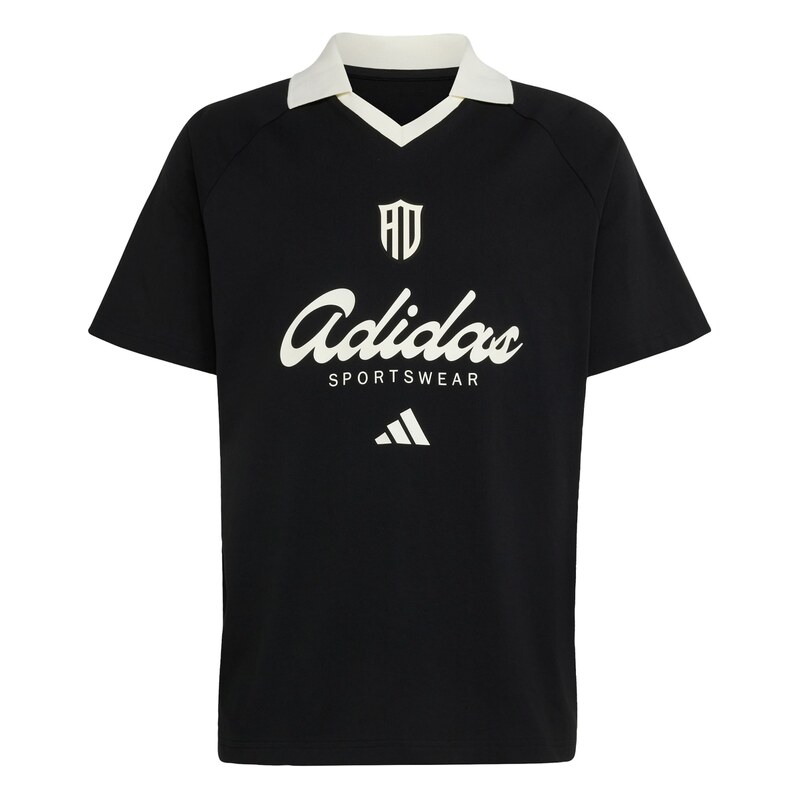 ADIDAS SPORTSWEAR Funkční tričko Lux Tiro černá / bílá