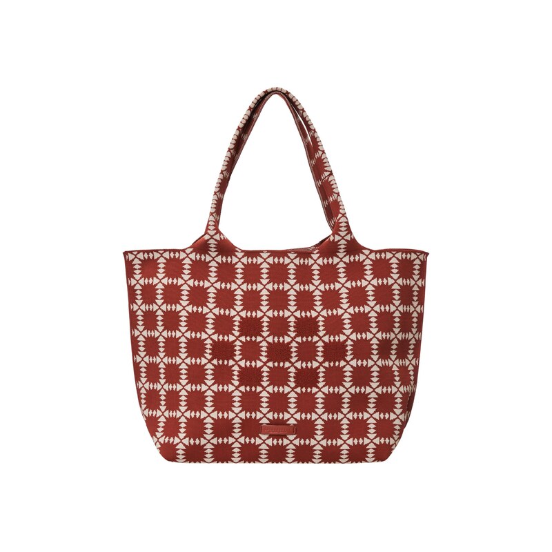 Funky Buddha Nákupní taška krémová / bordó 115687877