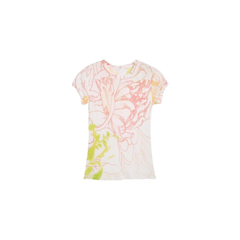 Desigual Tričko citronová / trávově zelená / pudrová / melounová 115687910