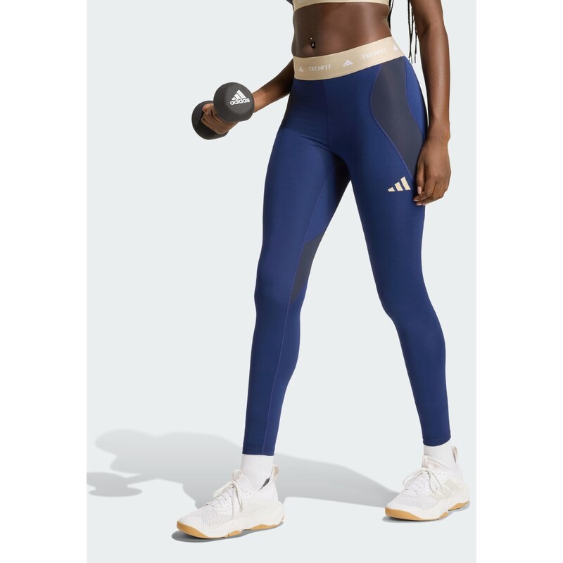 ADIDAS PERFORMANCE Sportovní kalhoty krémová / marine modrá /