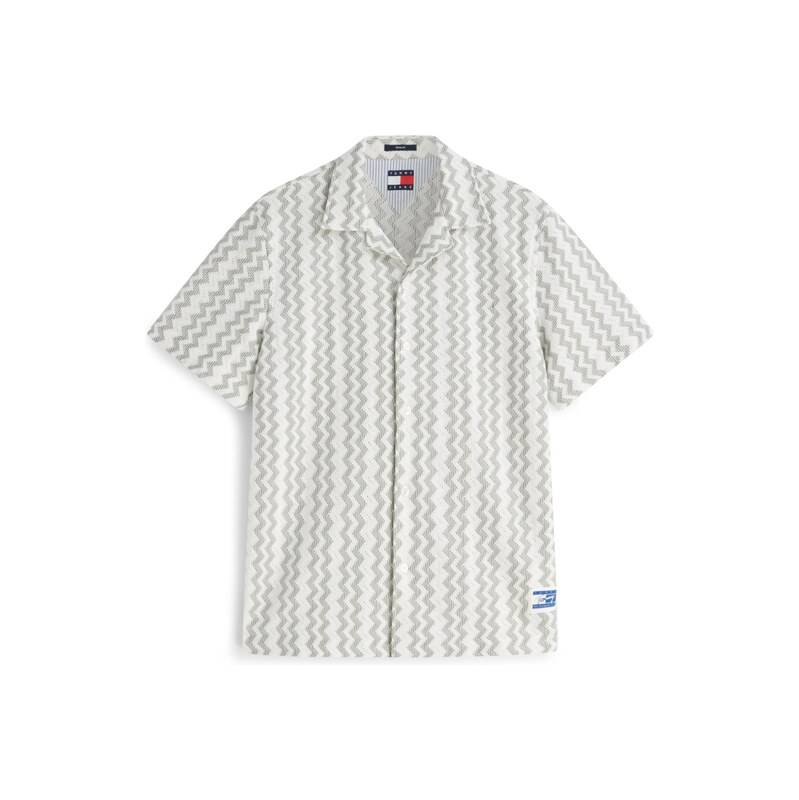 Tommy Jeans Košile pastelově zelená / bílá