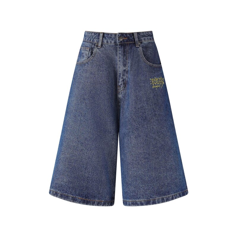 Ed Hardy Džíny modrá džínovina / žlutá / zelená 115688056