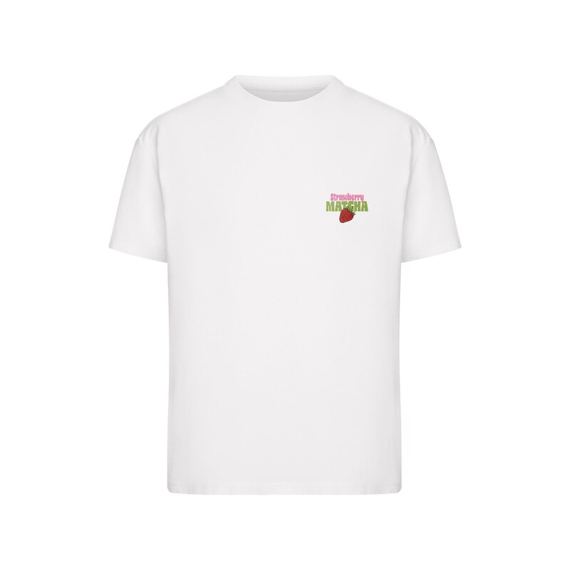 Miss Tee Tričko Strawberry Matcha kiwi / světle růžová / červená