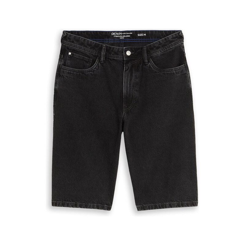 TOM TAILOR DENIM Džíny Waylen černá džínovina