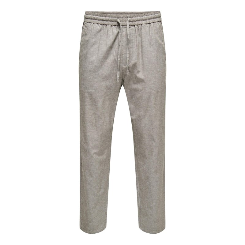 Only & Sons Kalhoty Linus Crop 0007 šedá