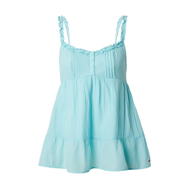 HOLLISTER Top azurová