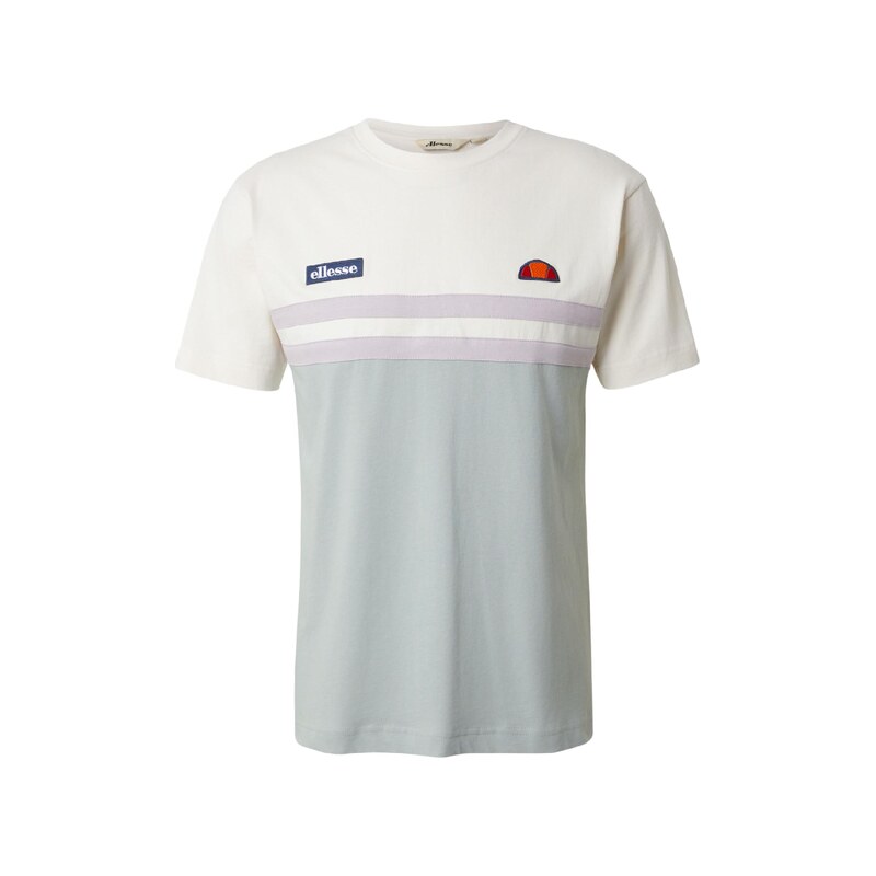 ELLESSE Tričko 'Venire' tmavě modrá / světle šedá / pastelově zelená / offwhite