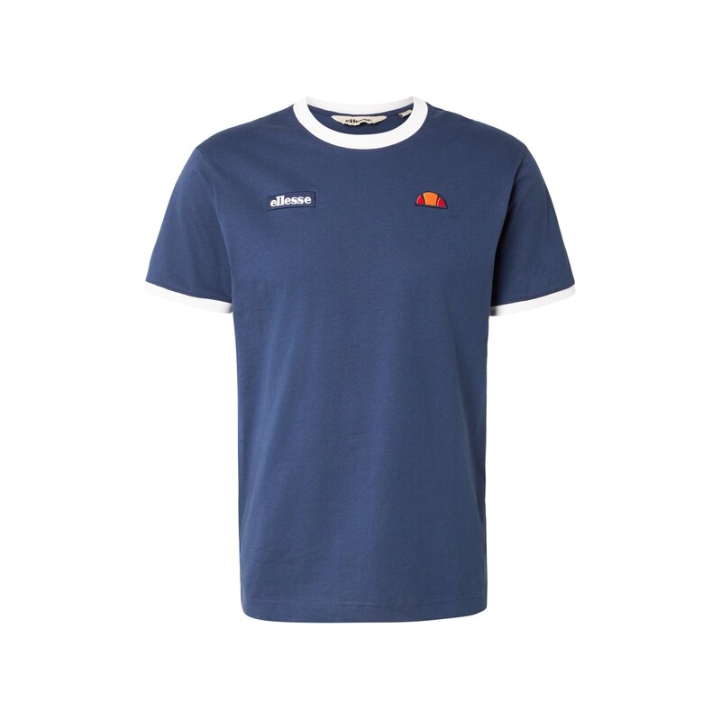 ELLESSE Tričko 'Ringetto' marine modrá / žlutá / meruňková / bílá