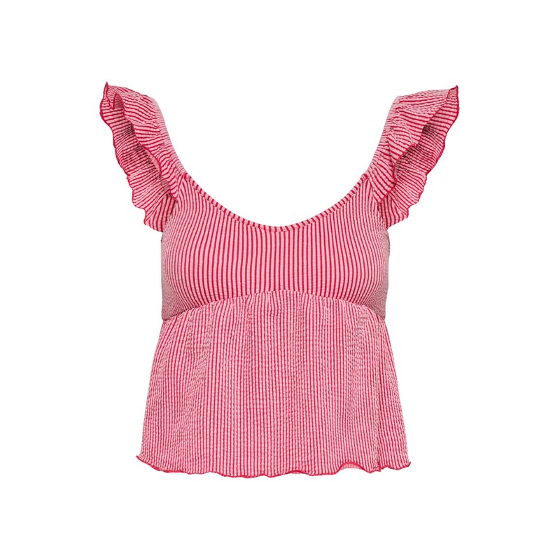 ONLY Halenka ONLMISTY červená / bílá 115688706