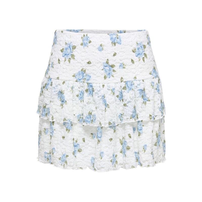 ONLY Sukně ONLSAGA světlemodrá / olivová / offwhite 115688723