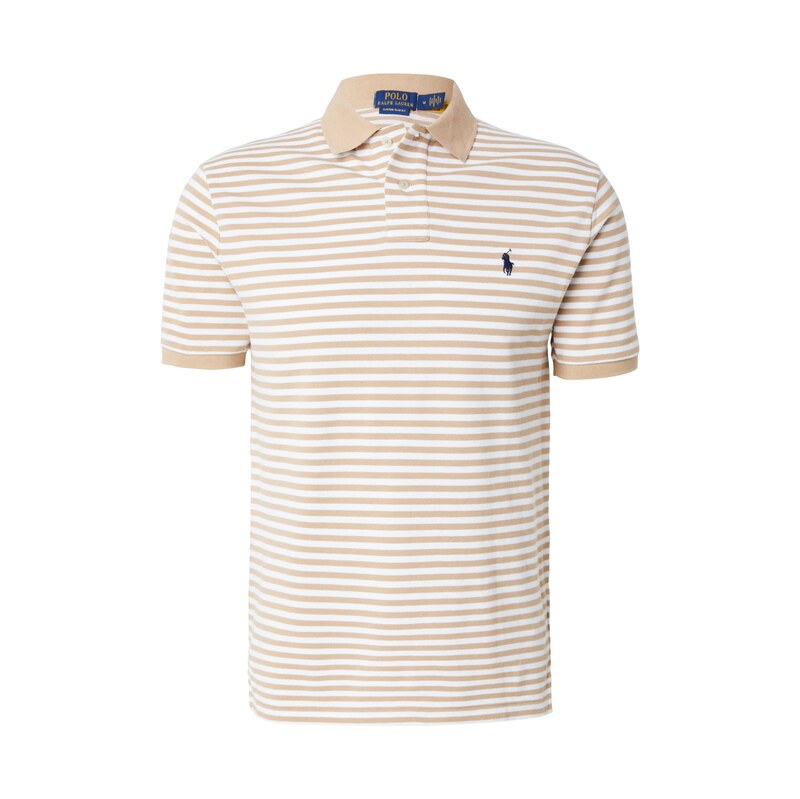 Polo Ralph Lauren Tričko khaki / bílá