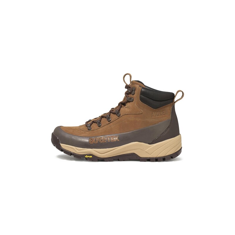 AIGLE Kozačky Overtrack hnědá / barvy bláta / černá 115688910