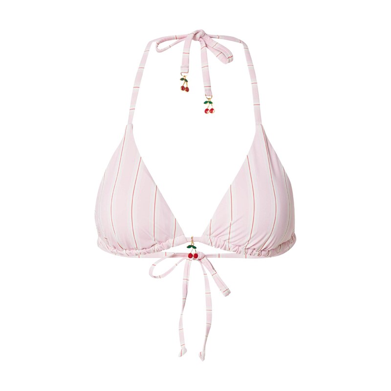 Hunkemöller Horní díl plavek Corfu růžová / červená / bílá 115689012