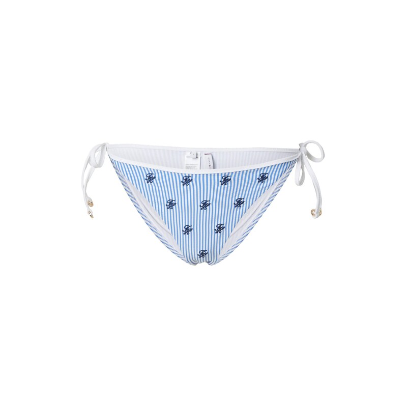 Tommy Hilfiger Underwear Spodní díl plavek azurová / tmavě modrá / bílá