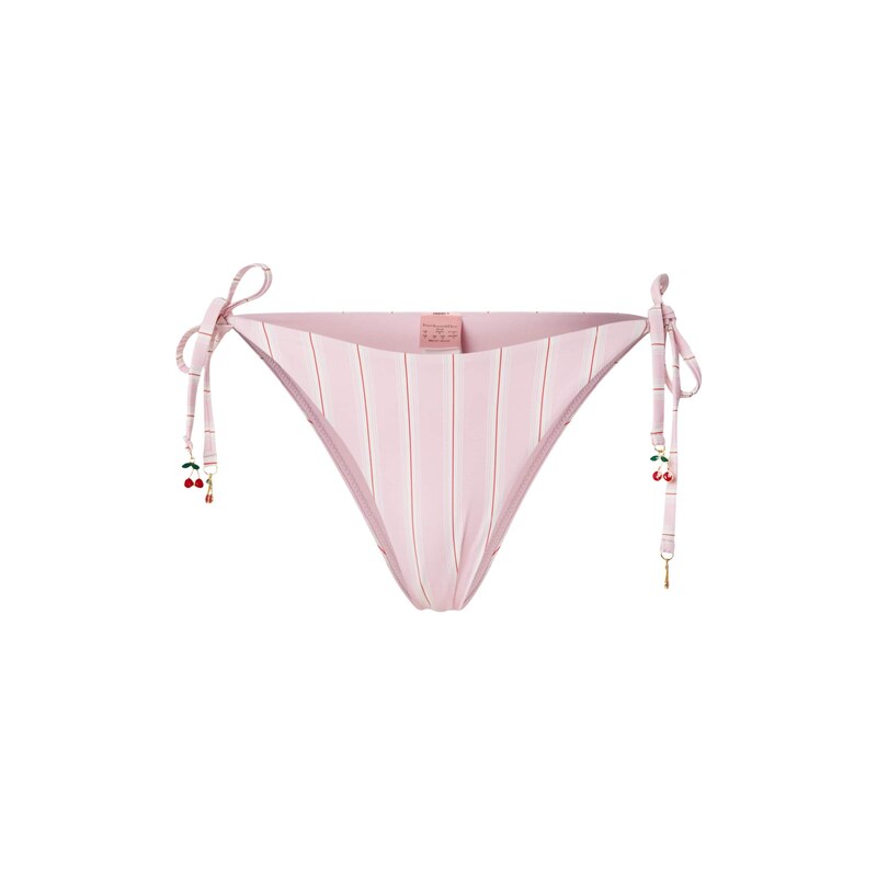 Hunkemöller Spodní díl plavek Corfu světle růžová / červená / bílá 115689036