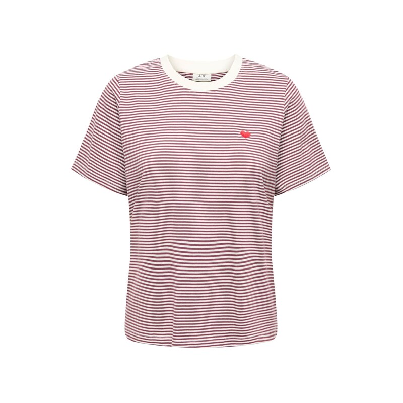 JDY Tričko JDYPISA fialová / offwhite 115689298