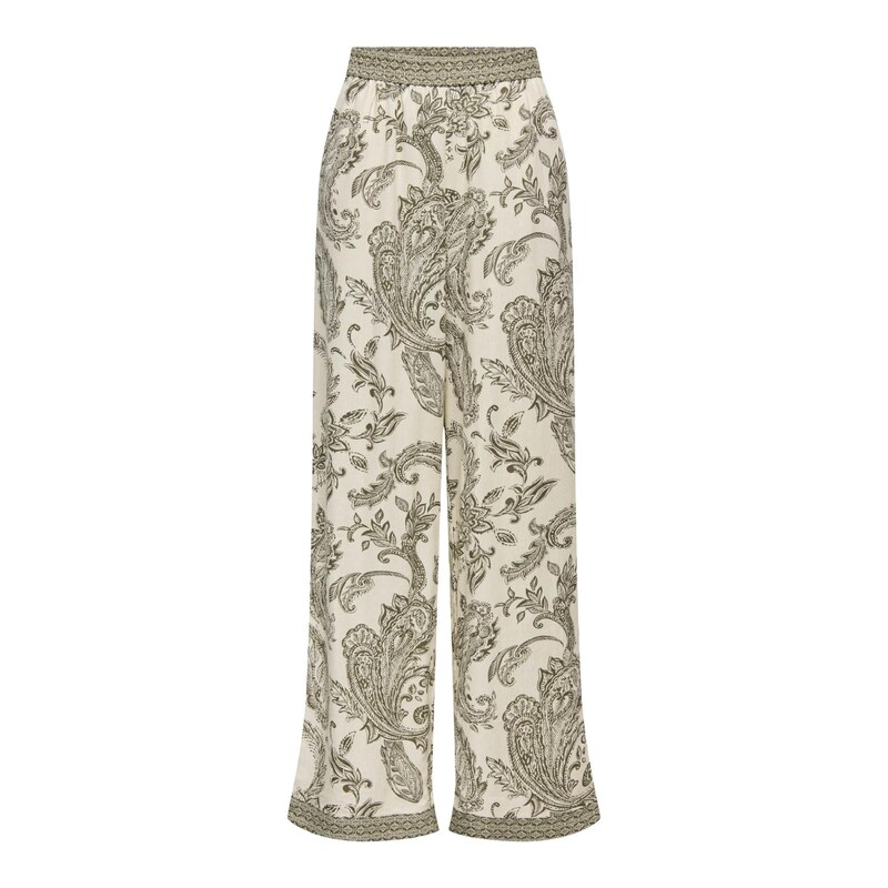 ONLY Kalhoty olivová / offwhite 115689269