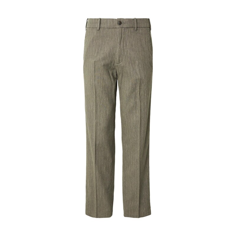 Abercrombie & Fitch Kalhoty s puky režná / olivová 115689338