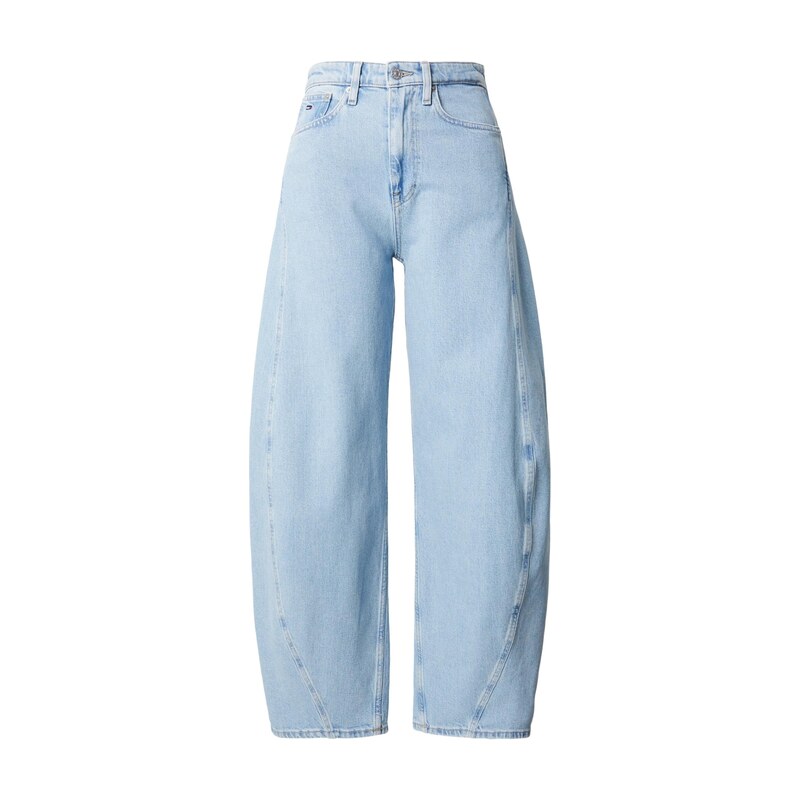 Tommy Jeans Džíny Twisted Seam Mid Rise Barrel světlemodrá