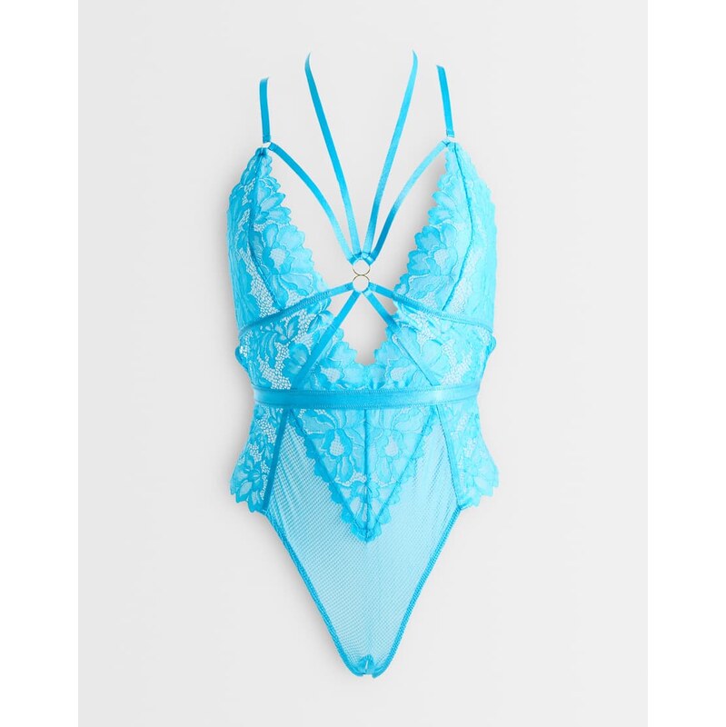 Ann Summers Confession Crotchless Bodysuit in blue - LBLUE 115740623