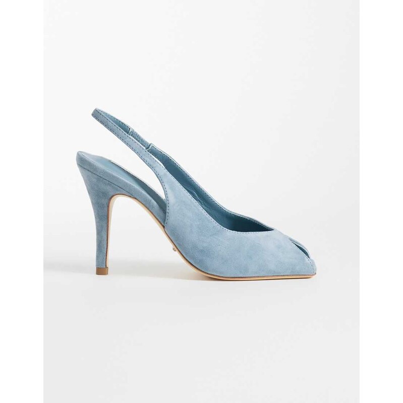 Tony Bianco Peggy slingback heeled sandals in blue suede