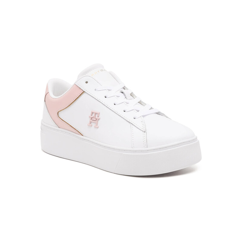 Tommy Hilfiger Kožené tenisky TH PLATFORM COURT 91955523