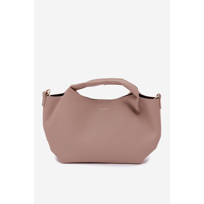 Flora&Co béžová faux kožená kabelka Corisse