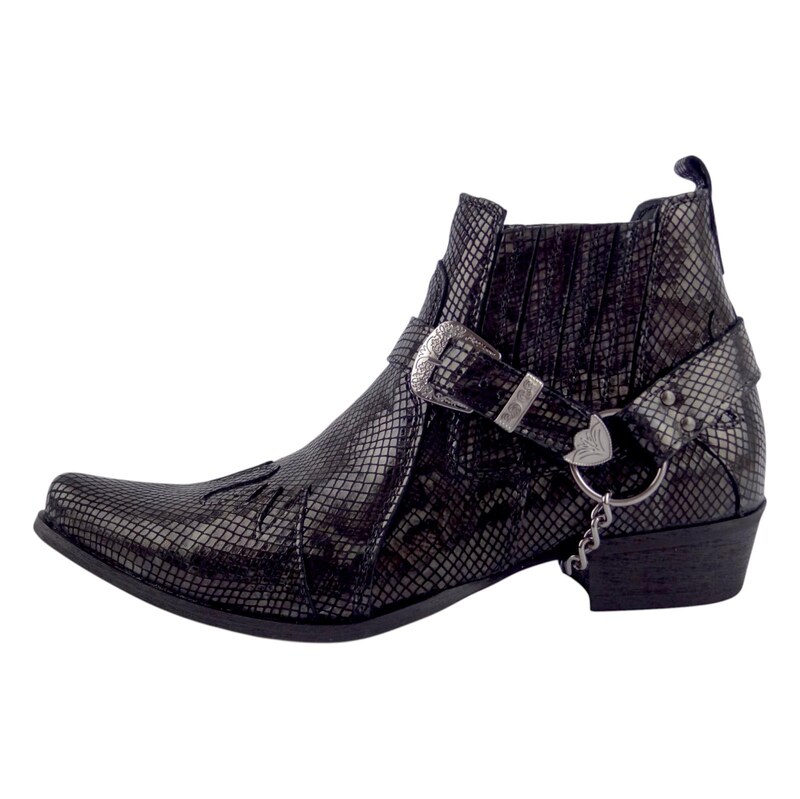 Selma obuv west style 1223/B Snake Black