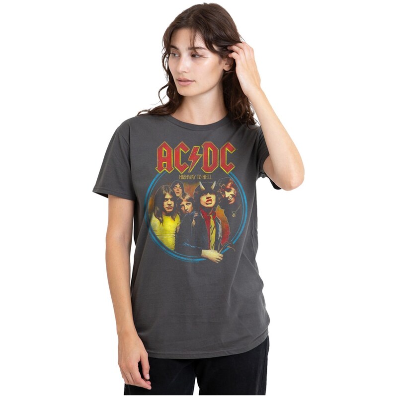 Tričko ACDC Charcoal 343807 115697671