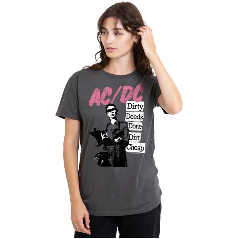 Tričko ACDC Charcoal 376075 115697681