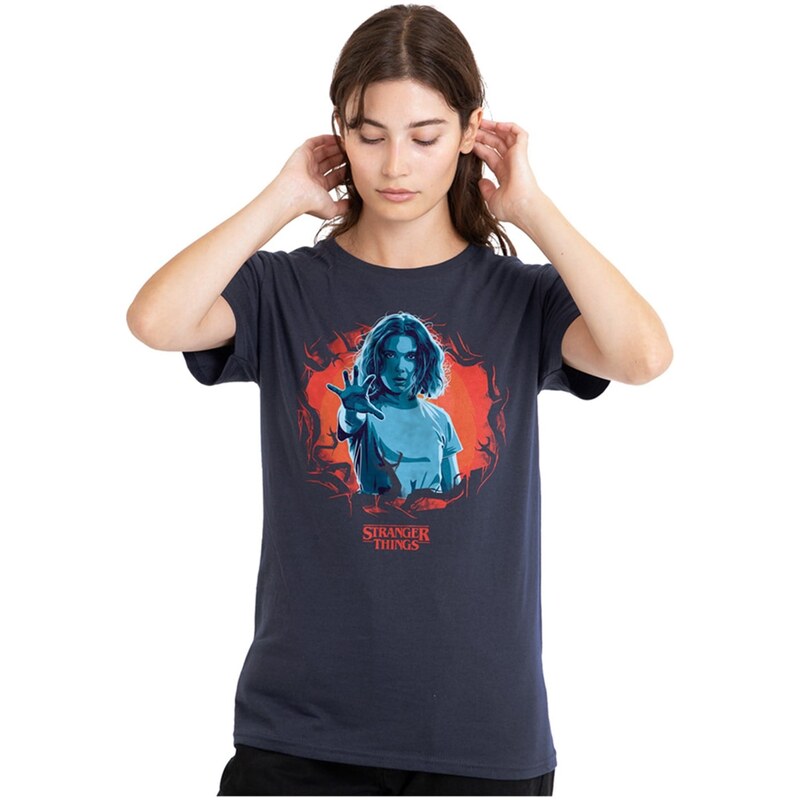 Tričko Stranger Things Navy 7926359 115699443