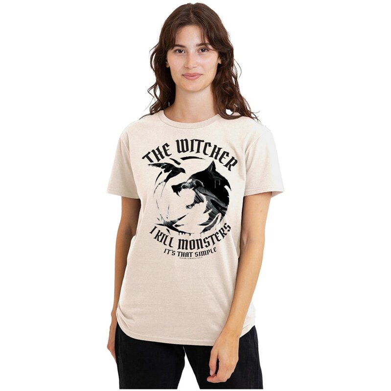 Tričko The Witcher Beige 5193190 115699507