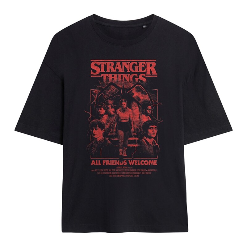 Tričko Stranger Things Black 4863681 115699730