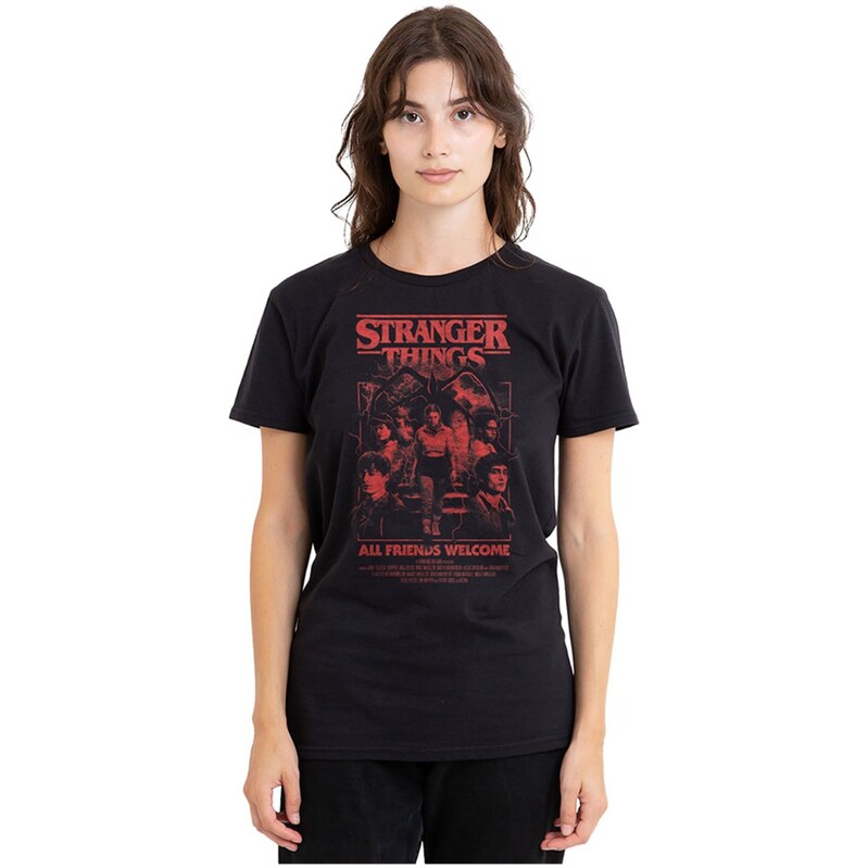 Tričko Stranger Things Black 4475506 115699796