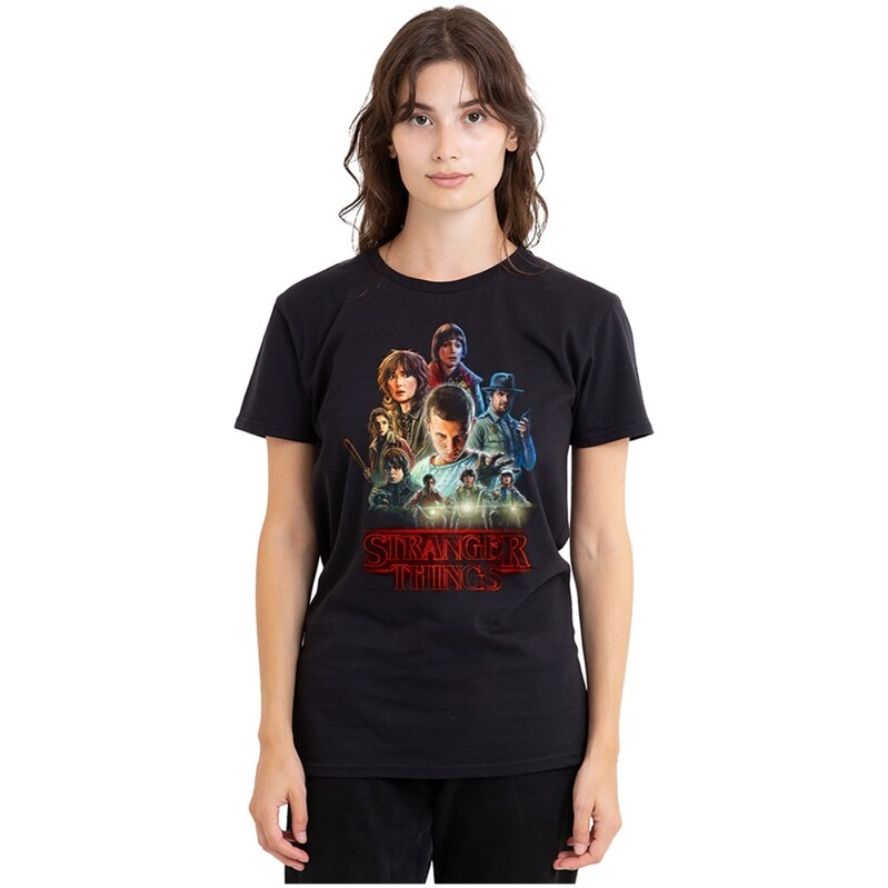 Tričko Stranger Things Black 915606 115699810