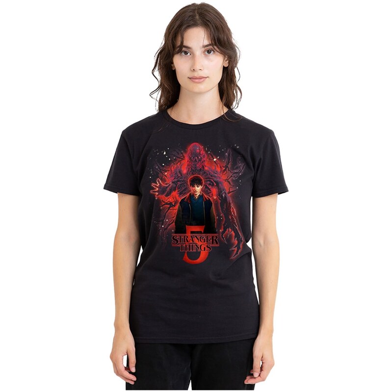 Tričko Stranger Things Black 8691698 115699881