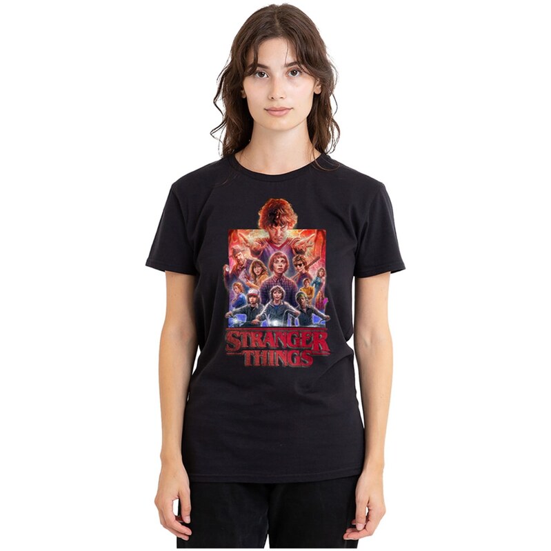 Tričko Stranger Things Black 3240722 115700170