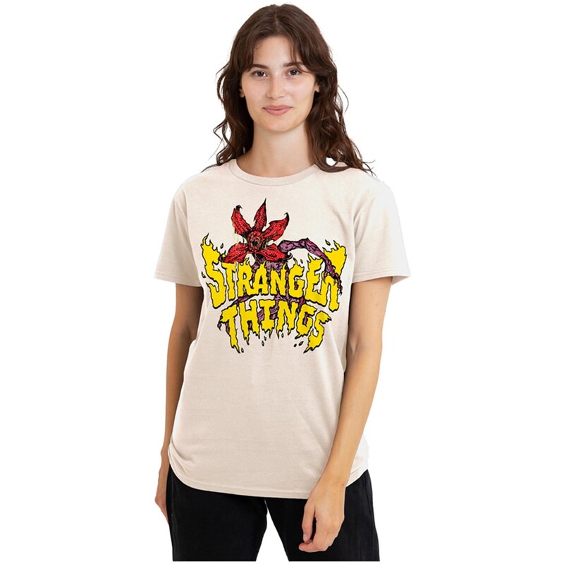 Tričko Stranger Things Beige 7416240 115700198