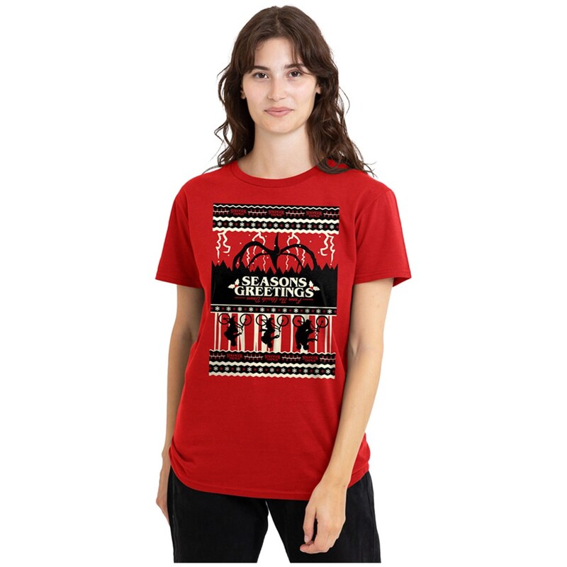 Tričko Stranger Things Red 7028783 115700210