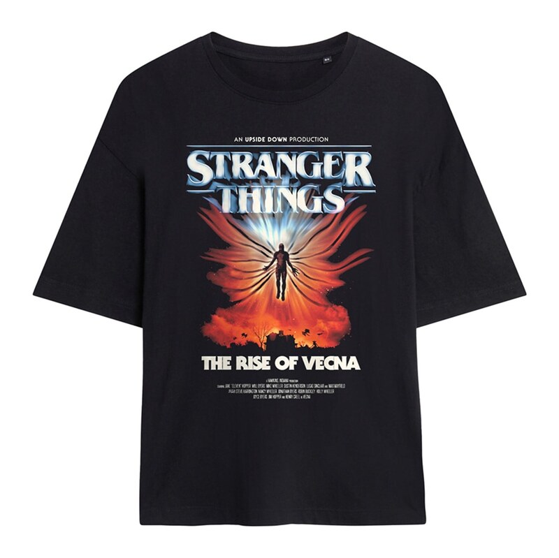 Tričko Stranger Things Black 7274884 115700219