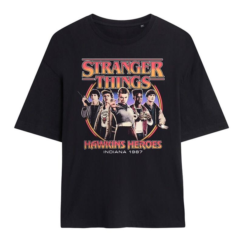 Tričko Stranger Things Black 2173429 115700224