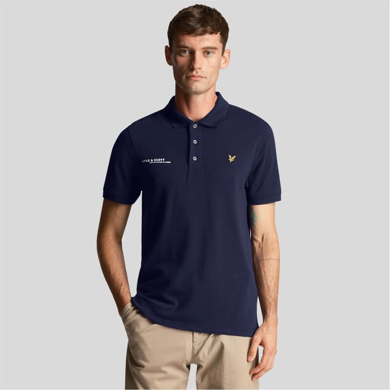 Tričko Lyle and Scott Navy 4023657