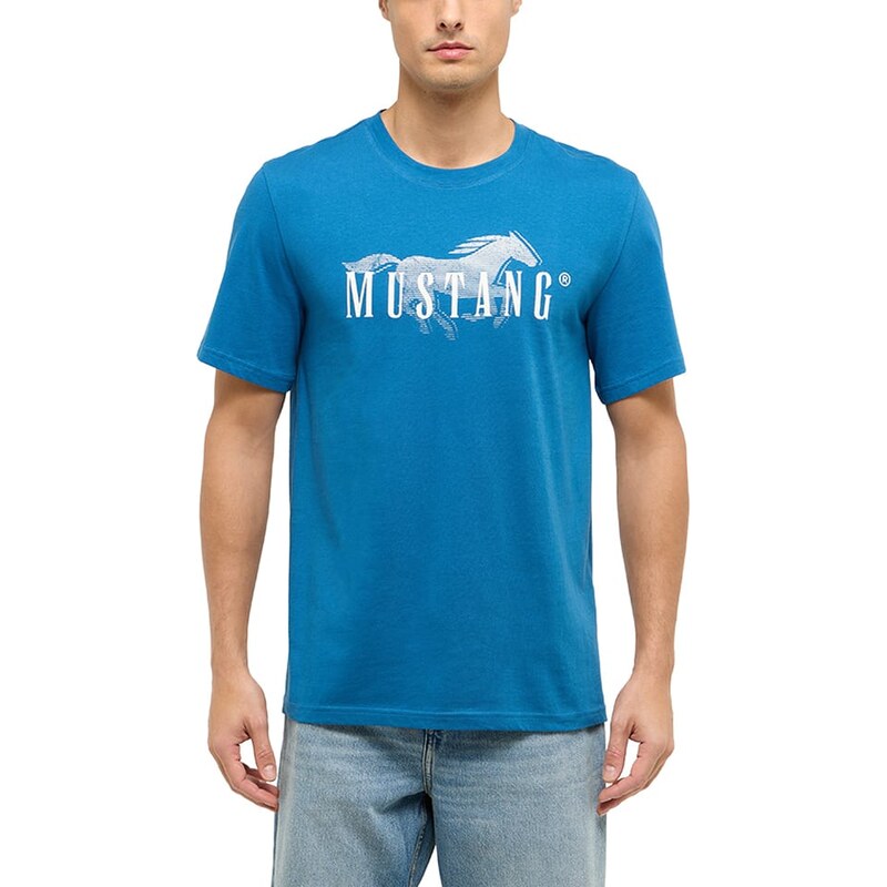 Tričko Mustang Blau 5659226