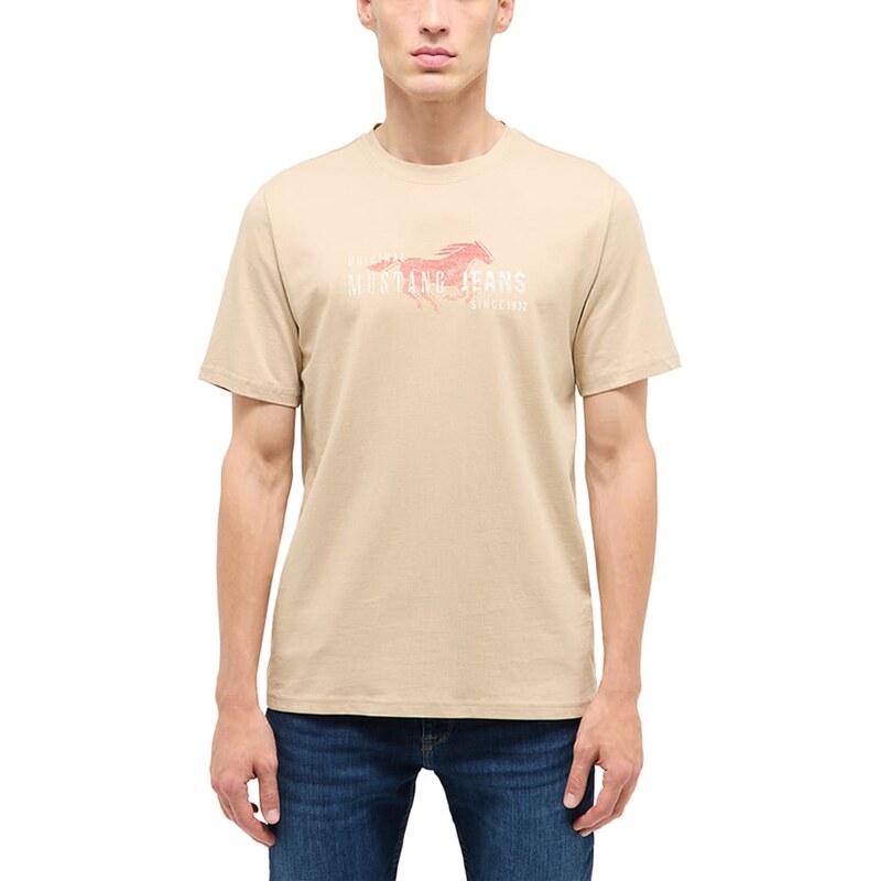Tričko Mustang Beige 3340780
