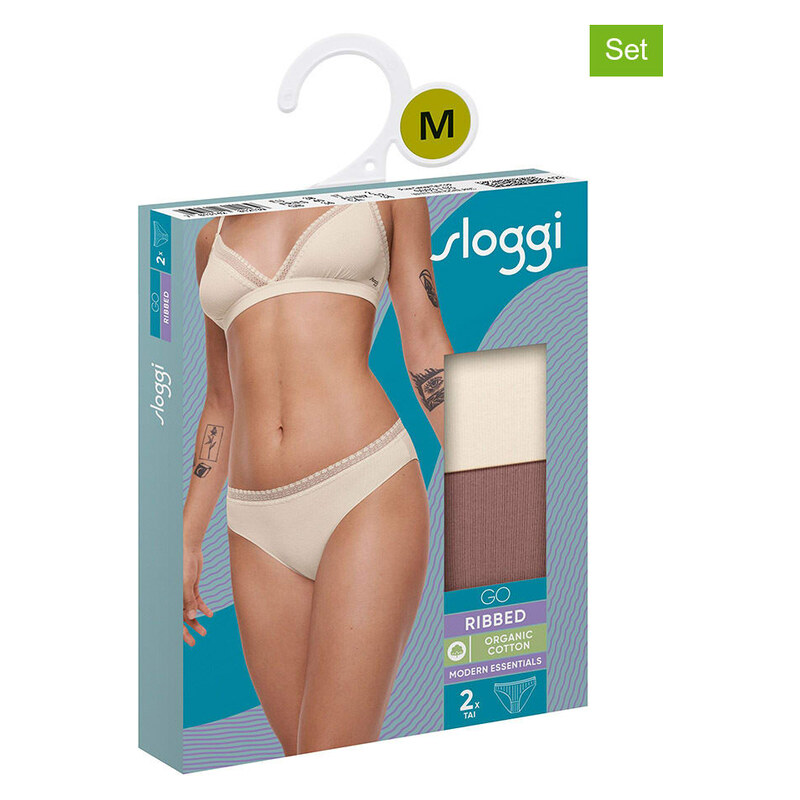 Kalhotky Sloggi Hellbraun/ Creme 1007126 115703324