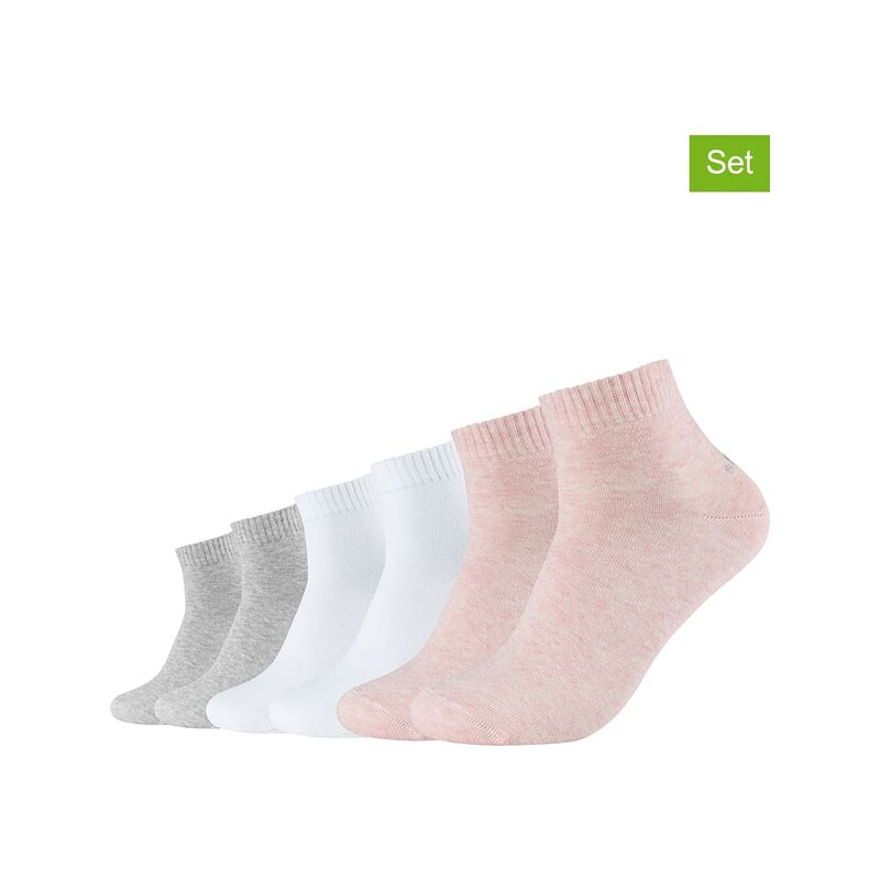 Ponožky s.Oliver Grau/ Weiß/ Rosa 244612 115703562