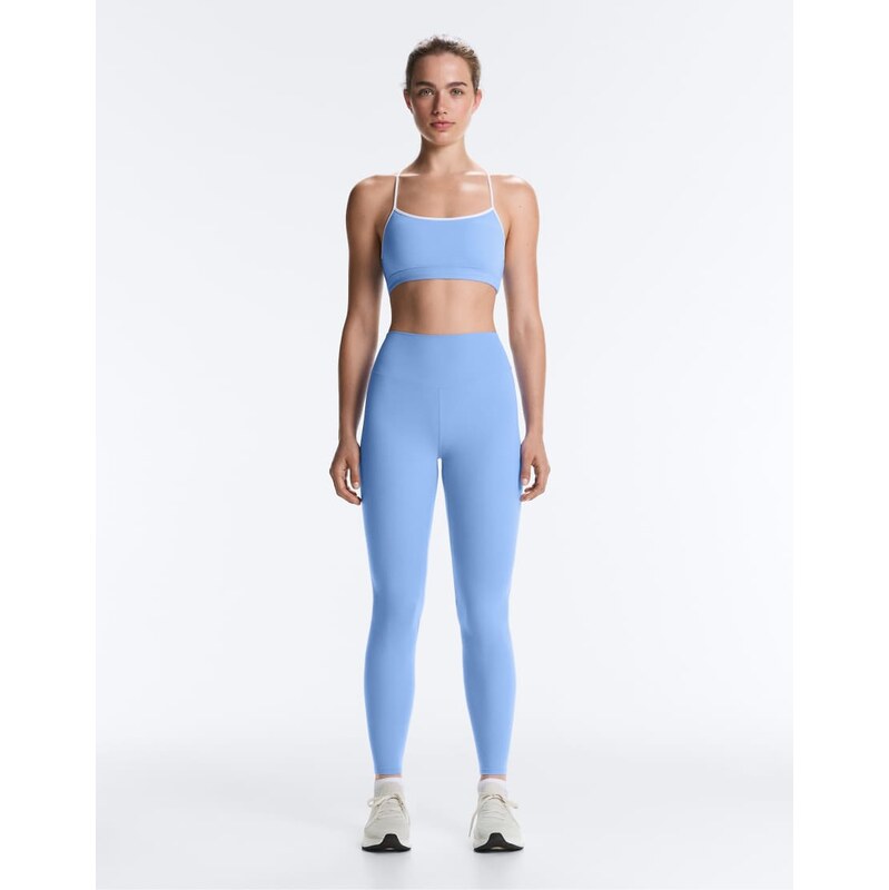 OYSHO Comfortlux high-rise ankle-length leggings in blue 115704895