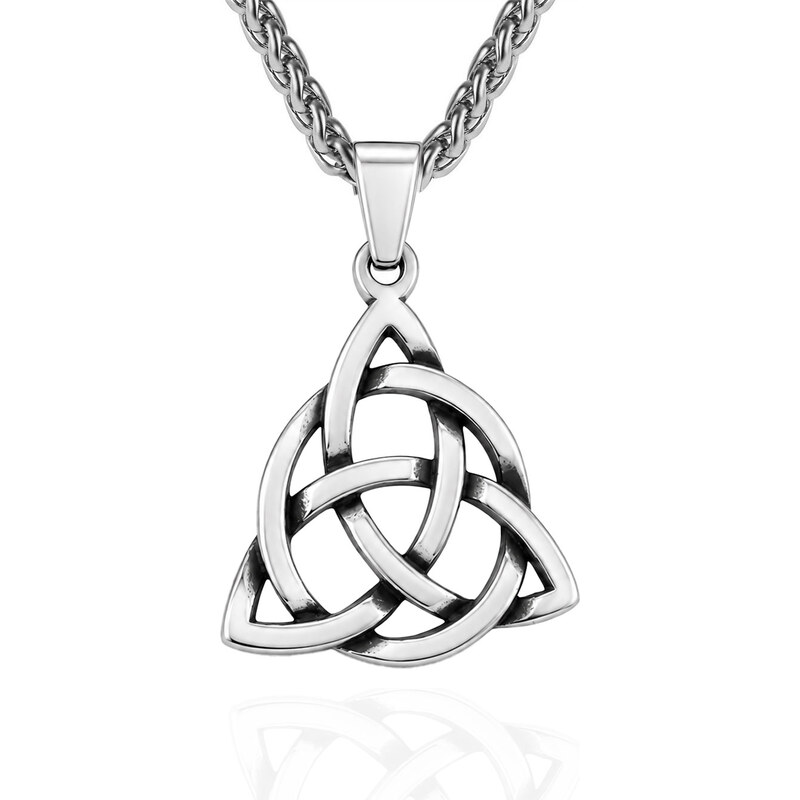 Impress Jewelry Přívěsek z chirurgické oceli Triquetra – Keltský uzel 115711136