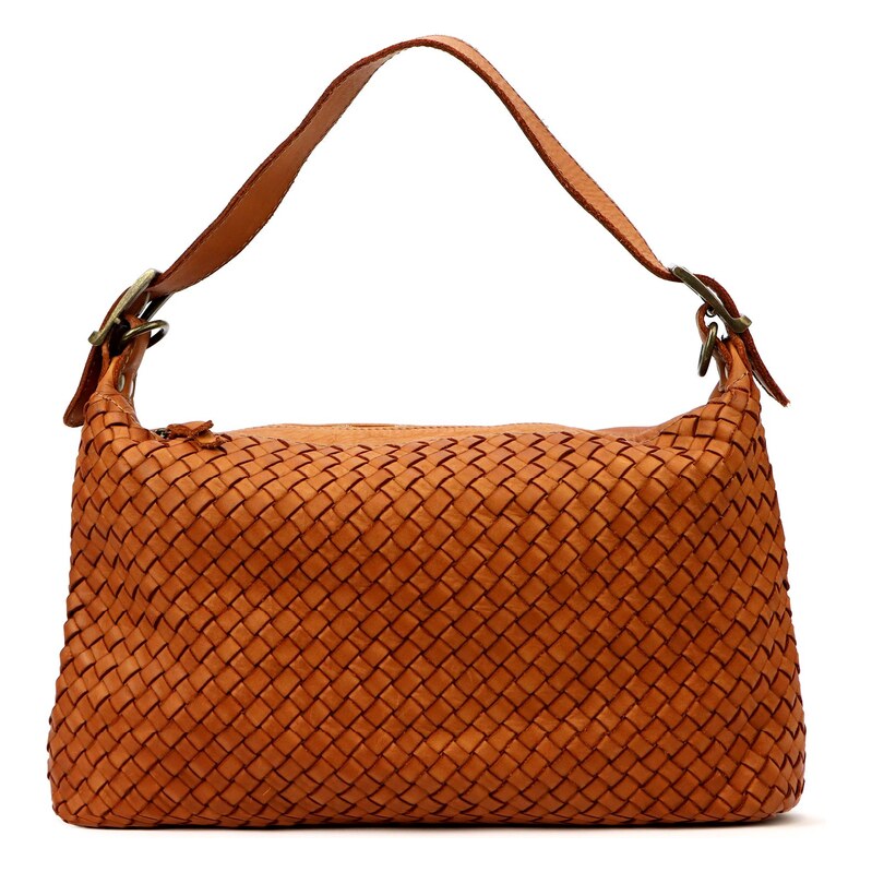 VS Kožená kabelka Vintage Style 036 camel 115705235
